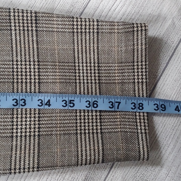 H&M PLAID HOUNDSTOOTH TROUSER NWOT - Picture 9 of 9